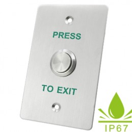 Exit Button Waterproof with...