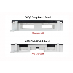 CAT5E, 12-Port Patch Panel,...