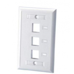 Faceplate 120 type 3 Port