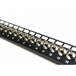 1U-16 Port BNC Connector,...