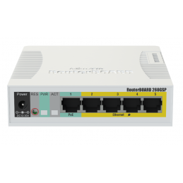 RB260GSP 5x Gigabit PoE out...