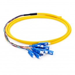 Fiber 12 Pigtail SC S/M...