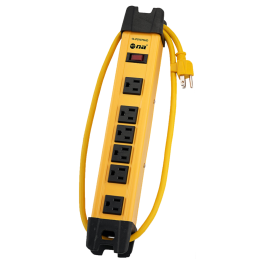 6 Outlet Metal Power Strip