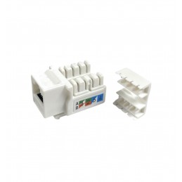 352-2951/WH Jack CAT6...