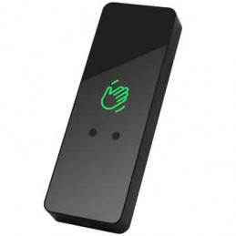 Exit Button No Touch Black
